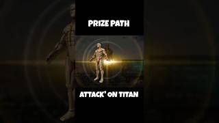 BGMI ATTACK ON TITAN PRIZE PATH ALL PRIZES #bgmi #shorts #prizepath #attackontitan #luckyspinbgmi