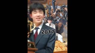 藤井聡太の成長過程 #将棋 #藤井聡太