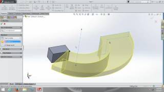 revolve command in solidwork