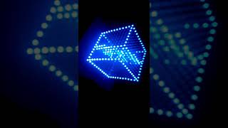 Spectacular 12x12x12 LED Cube Animation ||| 3D Light Show ||| #arduino #techinnovation #shorts
