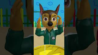 CHASE must be the luckiest player in Squid Game #shorts #funny #pawpatrol #chase #squidgame