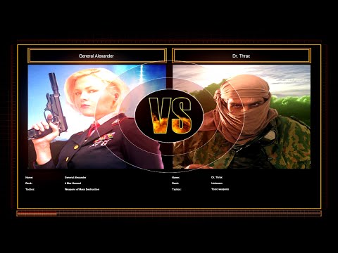CnC Generals ZH Shockwave - Super Weapons General Vs Toxin General Challenge