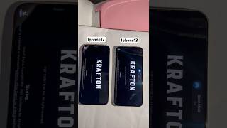Iphone12 vs iphone13 pubg test video￼