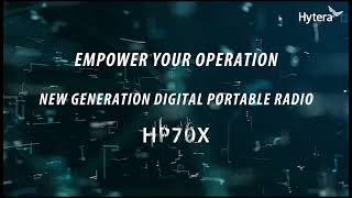 Hytera HP708  DMR Portable Radio Feature Introdu