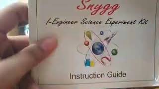 Unboxing Snygg Engineer DIY Science Experiment Educational kit