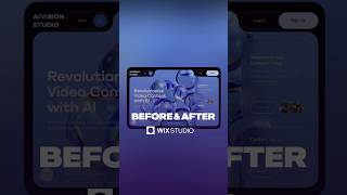 Before & After | Wix Studio #wixstudio #beforeafter #lowcode #webdesign