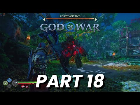 GOD OF WAR RAGNAROK PC Walkthrough Gameplay Part 18 : Forest Ancient Boss Fight