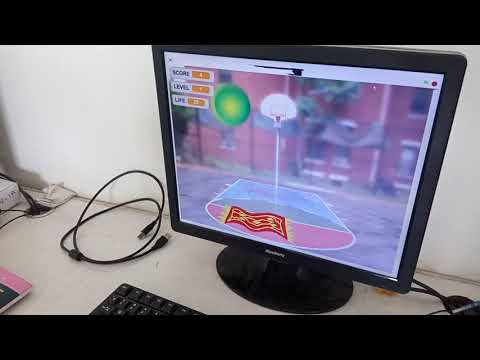 Magic carpet and ball game using scratch