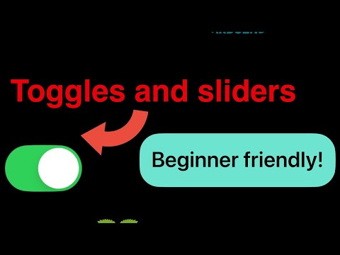 TOGGLES & SLIDERS in SWIFTUI - learning SwiftUI basics, episode 3 p.2