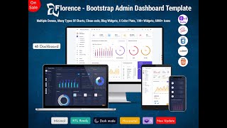 Bootstrap Admin Dashboard Template with Admin Panel – Florence