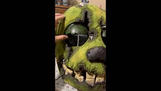 Making a SpringTrap cosplay final part #fnaf #springtrap #cosplay #fnafcosplay #williamafton #fnaf3￼