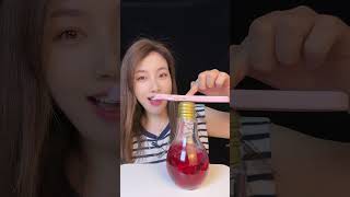 喝点自己变出来的水 #万物皆可种草搜 #解锁夏日的100种生活方式 #夏天喝点酸的才解渴 #灯泡杯 #mukbang