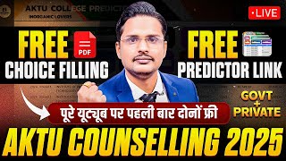 aktu counselling 2025 round 1 choice filling step by step|aktu free choice filling pdf and predictor