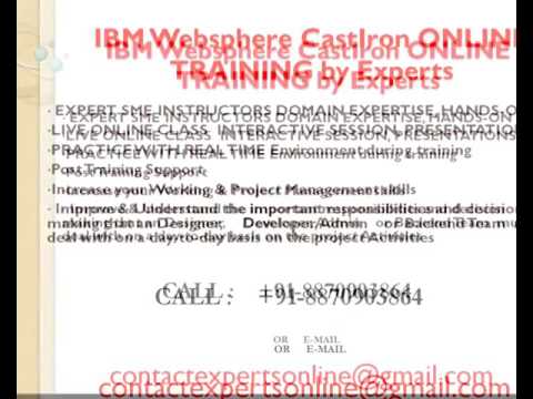IBM Websphere CastIron Online Training and Support