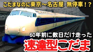 【迷列車で行こう】 #235 「こだま」なのに途中駅を通過！？史上唯一運転された、60年前の速達型「こだま」に迫る！