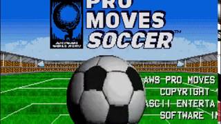 Sega Mega Drive AWS Pro Moves Soccer Gameplay ( Genesis )