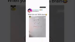 When you use 1000% Brain😂😅? #shortvideo #memes #funny #mathsmemes #youtubeshortsindia #viraltiktok