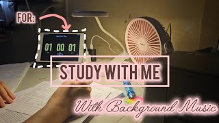 1-Hour Study With Me 🧠 | No Breaks | Relaxing Music + Focus Alarm | Deep Work Session