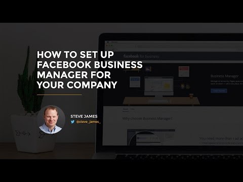 How to Set up Facebook Business Manager for Your Company (2016 Tutorial)