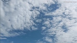 Clouds Loop Moving Background Animation Video effects 1440p HD | Deep blue sky - Clouds Timelapse