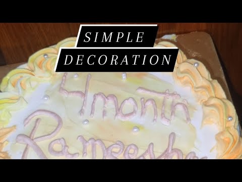 simple cake decorating|easy came decorations #cakedecoratingideas #pinapple #flavor