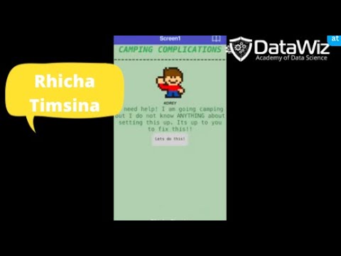 Rhicha designed a Camping Simulator App