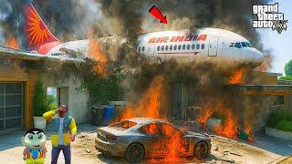 Air India Plane Crash on Franklin House in GTA 5