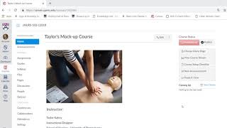 Preparing a Course for a New Semester: Dashboard and Home