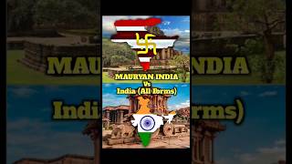 Mauryan India Vs India (All Forms) #mauryans #history #india #mughals #cholaempire #empire