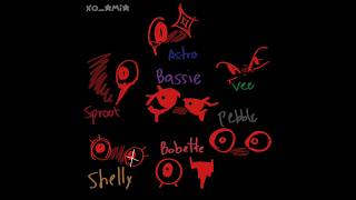 MAINS!!!  | #dandysworld #twisted #mains #astro #bassie #bobette #pebble #sprout #shelly #vee #edit