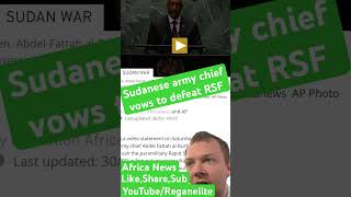 Sudanese army chief vows to defeat RSF #news #worldnews #africa #sudan #sudannews #africanews