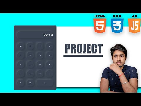 Calculator project using HTML CSS & JAVASCRIPT