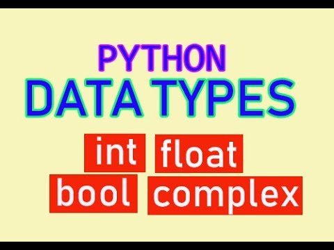 Introduction to Python Data Types  int bool float complex Python for  absolute beginner