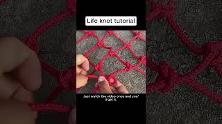 Life knot tutorial#life #lifetips #lifehacks