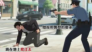 为什么美国警察在实战中绝对不允许鸣枪示警？ #美国警察 #科普 #轻漫计划原创动漫 #美国警察执法