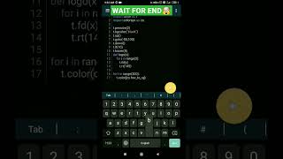 DESIGNING AN AWESOME LOGO FOR BUSINESS USING PYTHON🤯🔥.SOURCE CODE IN COMMENTS.#shorts#viral#coding..