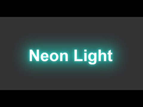 CSS Neon Light Effects | Using HTML & CSS | Pure HTML, CSS | CodingZoneBD