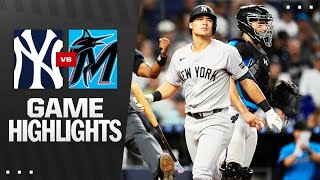 Yankees vs. Marlins Highlights (8/3/25) | MLB Highlights