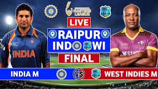 IML Final Live: India Masters vs West Indies Masters Live | IND vs WI Live Commentary | WI M Innings