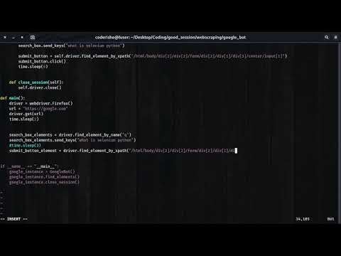 Python Selenium: GoogleBot (Part_Two)