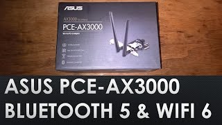 ASUS PCE-AX3000 Bluetooth 5 & Wifi 6 Adapter