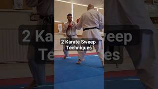 2 Karate Sweep Techniques #karate #shotokan #martialarts #shorts