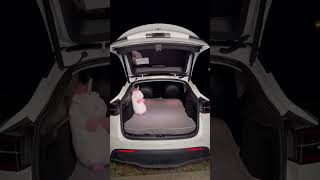 【Vlog】Tesla Model Y Car Camping 🚗🏕️ #tesla #teslamodely #car #camping #outdoor #trending #outdoor