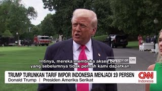 Trump Turunkan Tarif Impor Indonesia Menjadi 19 Persen