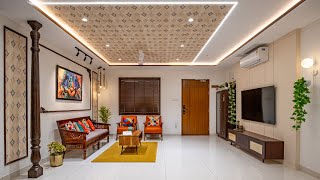 Tour of Stunning 3BHK Apartment, Aparna Sarovar Zenith, Hyderabad, Indian Traditional Home Interiors