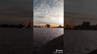 夕焼けの焼津港