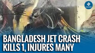 Bangladesh Air Force Jet Crashes Into Dhaka School, Killing One and Injuring 13