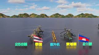 泰国VS柬埔寨军事实力对比 #热点新闻事件 #军事迷