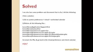 Fix iCloud & Calendar 403 error message