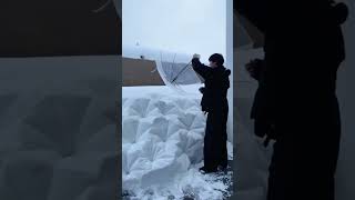 #snow #funny #乐趣 #有趣 #创意 #惊喜 冬天的雪